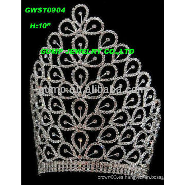 Corona de tiara de flores grandes